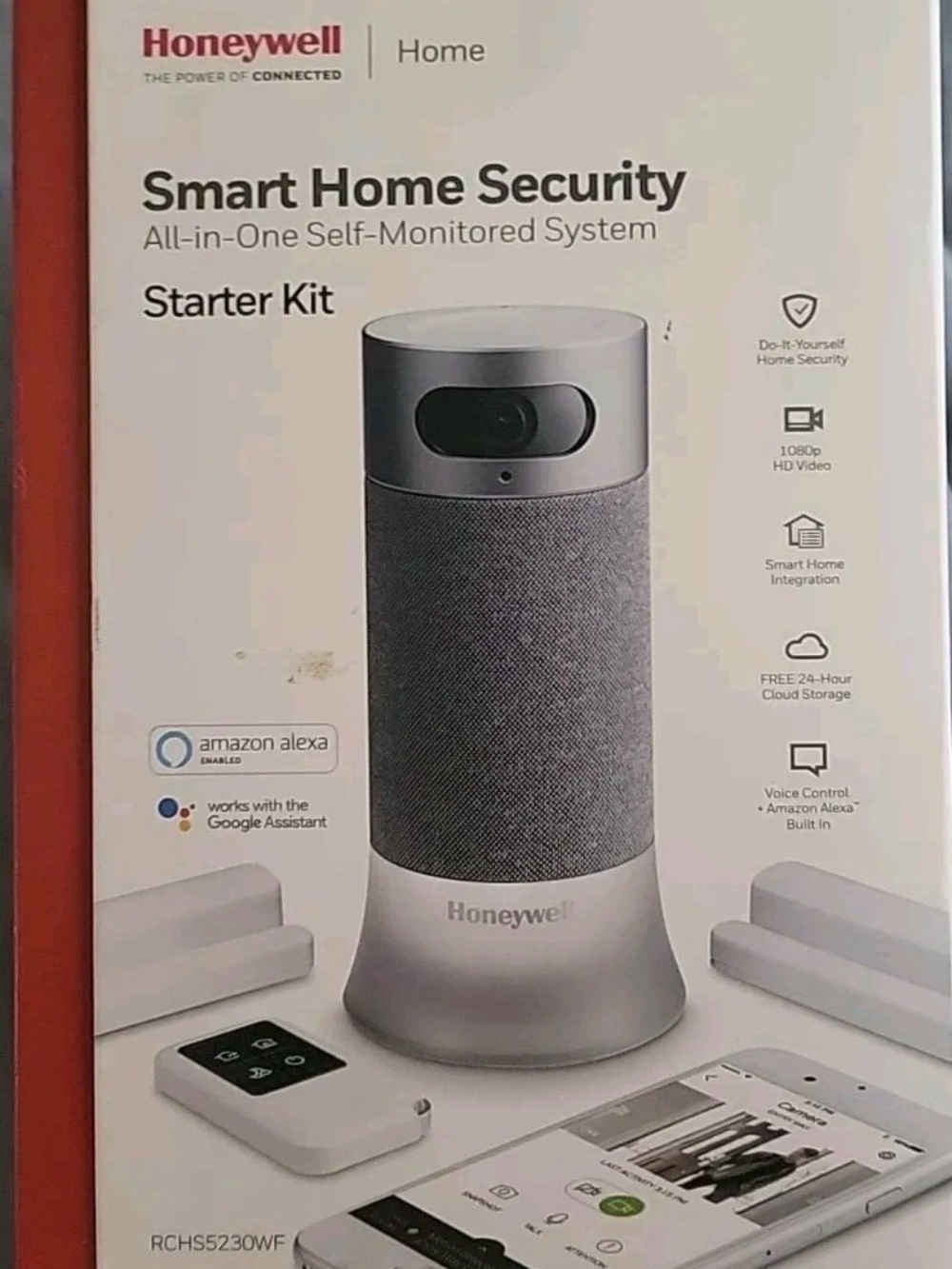 Honeywell Home Smart Home Security Starter Kit RCHS5230WF1008W